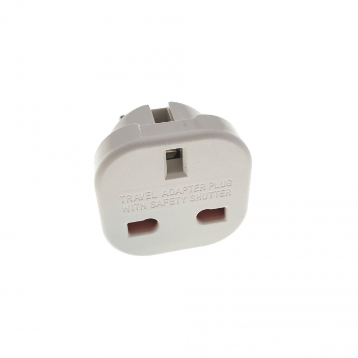Adaptor priza uk la tip priza Europa, cb-08, alb [2]