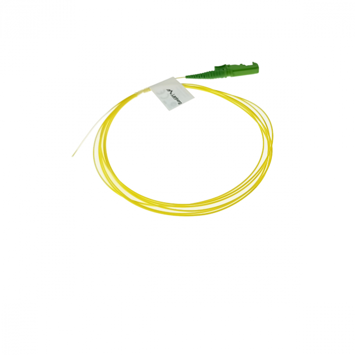 Adaptor retea fibra optica coada/Pigtail cu conector E2000/APC, lungime 2m, Lanberg 43354, Easy Strip SM OS2 G657A1, galben [4]