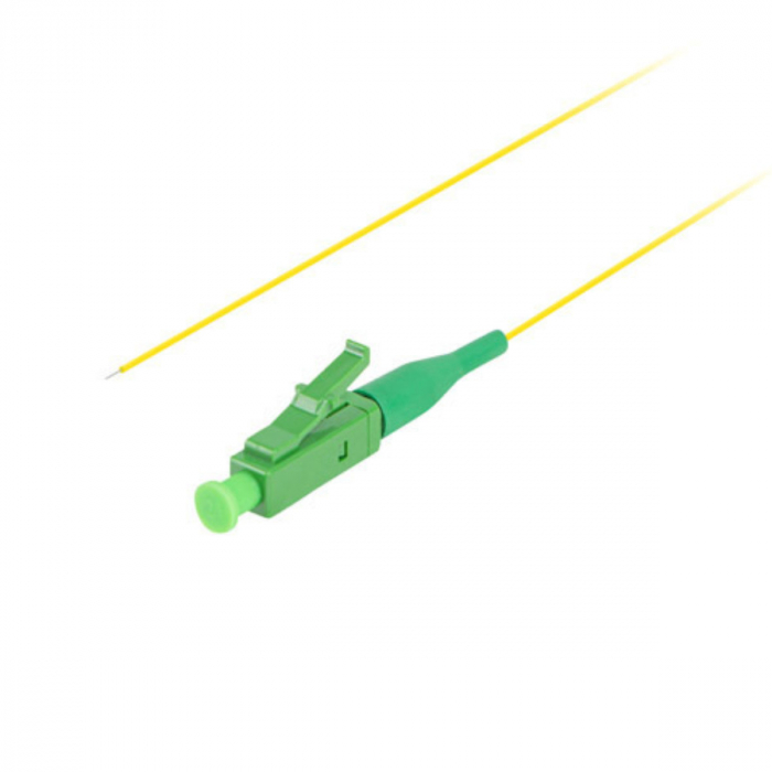 Adaptor retea fibra optica coada/Pigtail cu conector LC/APC, lungime 2m, Lanberg 43348, Easy Strip SM OS2 G657A1, galben [3]