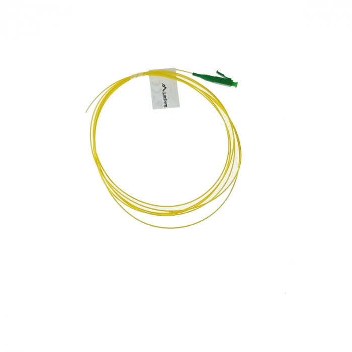 Adaptor retea fibra optica coada/Pigtail cu conector LC/APC, lungime 2m, Lanberg 43348, Easy Strip SM OS2 G657A1, galben [4]