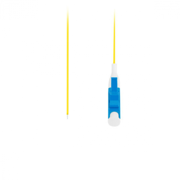 Adaptor retea fibra optica coada/Pigtail cu conector LC/UPC, lungime 2m, Lanberg 43349, Easy Strip SM G657A1, galben [3]