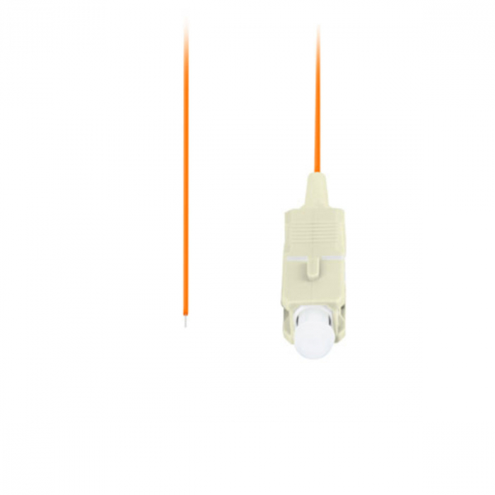 Adaptor retea fibra optica coada/Pigtail cu conector SC/UPC, lungime 2m, Lanberg 43366, Easy Strip MM OM2, portocaliu [3]