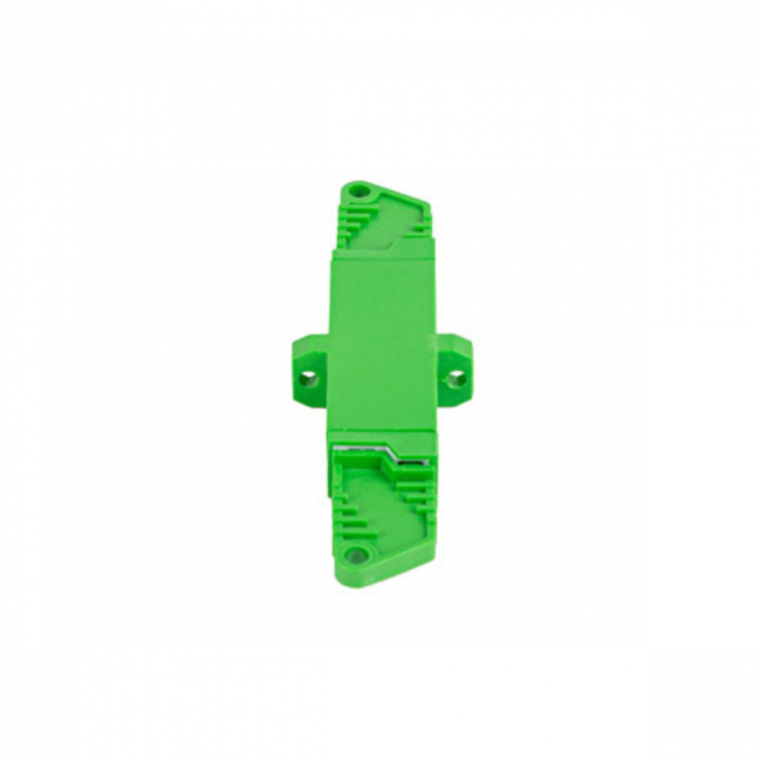 Adaptor retea fibra optica cu conectori E2000/APC, Lanberg 43379, SM, SIMPLEX, verde [3]