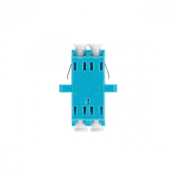 Adaptor retea fibra optica cu conectori LC/UPC, Lanberg 43375, MM DUPLEX OM3, turcoaz [4]