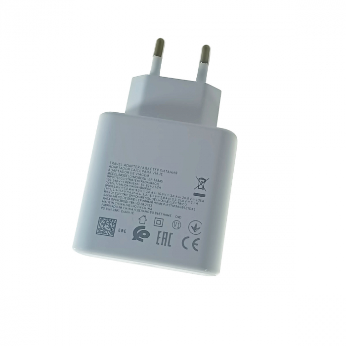 Adaptor Super Fast Travel Charger, 45W, cu port USB-C, alb [2]