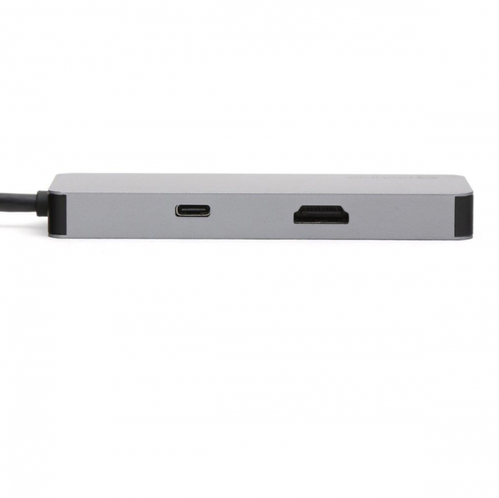 Adaptor USB 3.0 tip C multifunctional 7 in 1, Platinet 45221, HDMI 4K, USB-C PD, cititor card micro/SD, HUB 3 port USB [6]