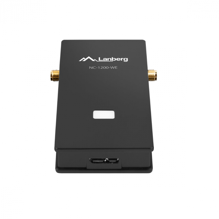 Adaptor wireless Lanberg 42403, AC 1200, dual band, MIMO, 2 antene, USB 3.0, mini [2]