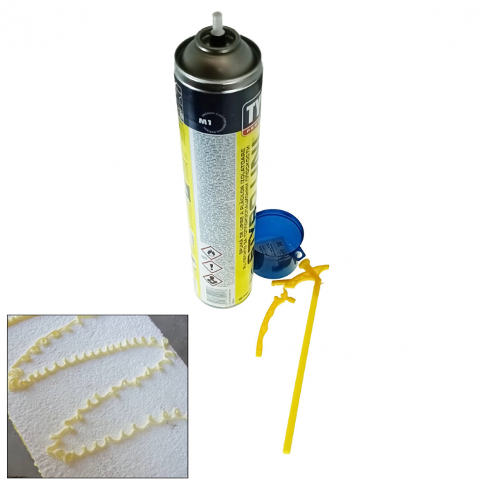 Adeziv de constructie din poliuretan, cu aplicator, Styro Uni Tytan Professional 99917, 750ml, pentru fixare, lipire sau reparatii [3]