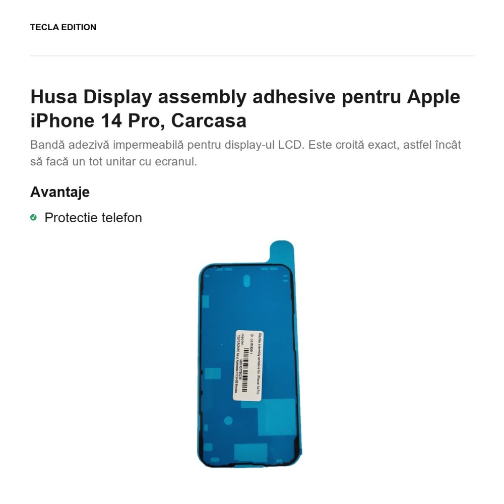 Adeziv montaj display, pentru iPhone 14 Pro [2]