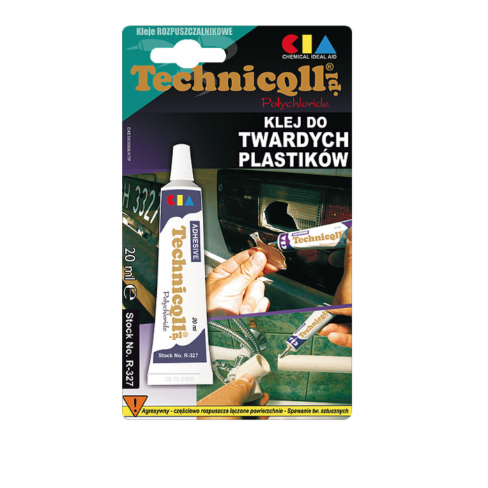 Adeziv puternic pentru lipit materiale plastice dure, 20ml, R-327 00032, incolor [4]