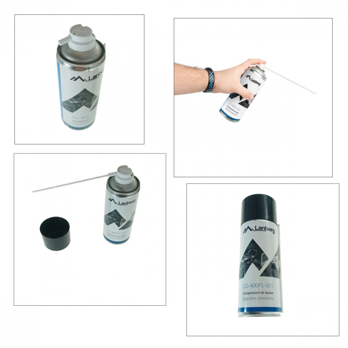 Aer comprimat 400 ml, Lanberg 44025, sistem tip spray [5]