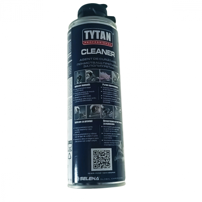 Agent de curatare a spumei poliuretanice si adezivilor, Tytan Professional SLN-00013, 500ml [4]