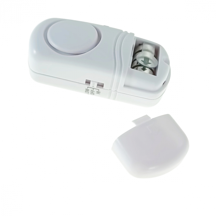 Alarma pentru geamuri, wireless, Blow HS-200 06085, volum maxim 105dB, 2 moduri, 68 x 34 x 25 mm, alba [3]