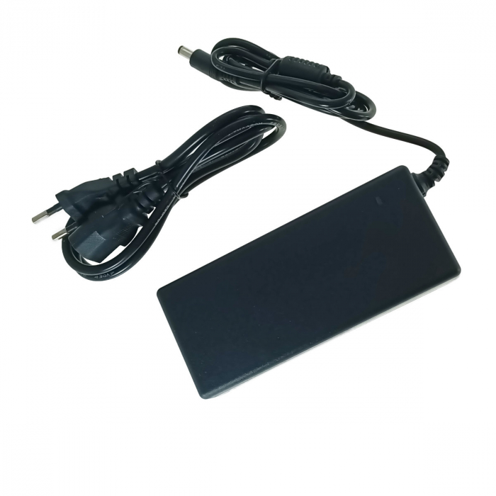 Alimentator de 24V-5A, 120W, cu mufa jack 2.1x5.5mm, cabluri alimentare de 1.1m si 1.2m, Blow 11945, negru [2]