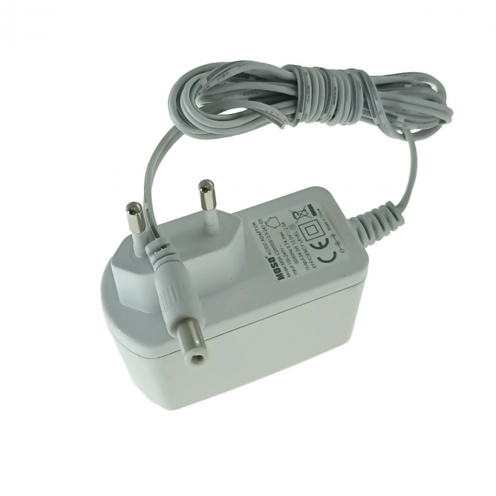 Alimentator stabilizat de 12V, 2000mA, MOSO MSA-C2000, cablu de 150 cm si mufa tip Barrel, alb [2]
