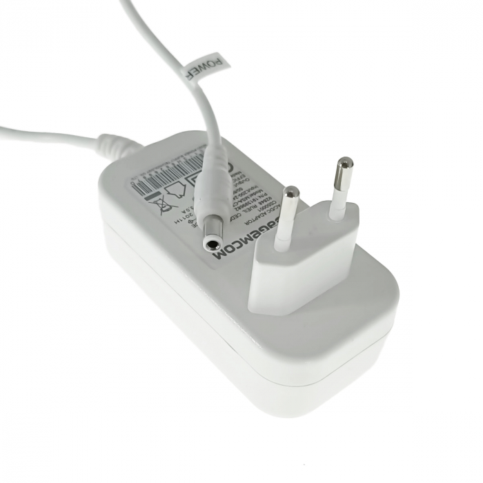 Alimentator stabilizat de 12V, 3000mA, Sagemcom MSA-C3000, cablu de 200cm si mufa tip Barrel, alb [3]