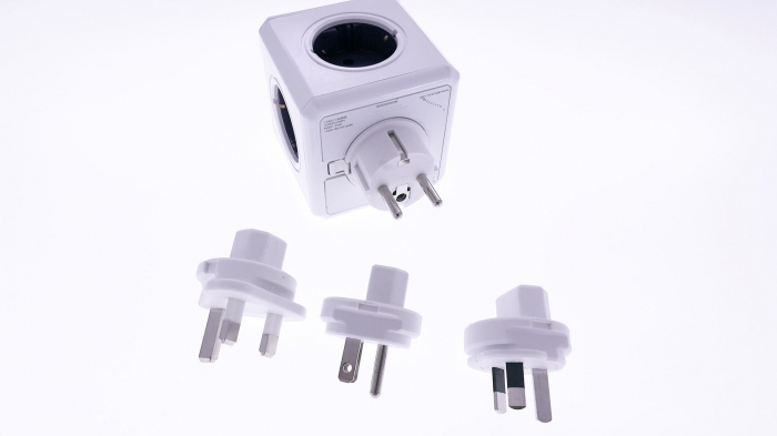 Priza Cub Allocacoc 4+4 | 4 Prize + 4 Mufe Adaptoare, Rewirable, 6A/1500W Max - DERWPC BN6061-10NO.1 [5]