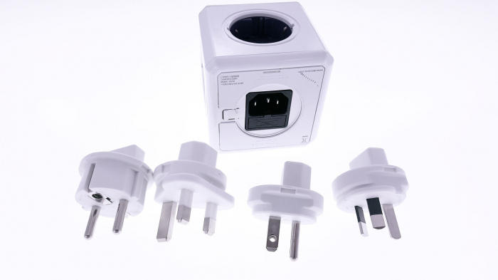 Priza Cub Allocacoc 4+4 | 4 Prize + 4 Mufe Adaptoare, Rewirable, 6A/1500W Max - DERWPC BN6061-10NO.1 [4]