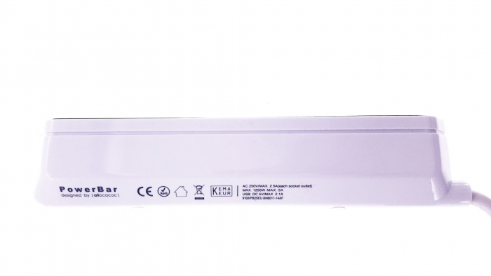 Allocacoc-Prelungitor 2 prize  EU+2 USB, 2.1A, 1.5m [4]