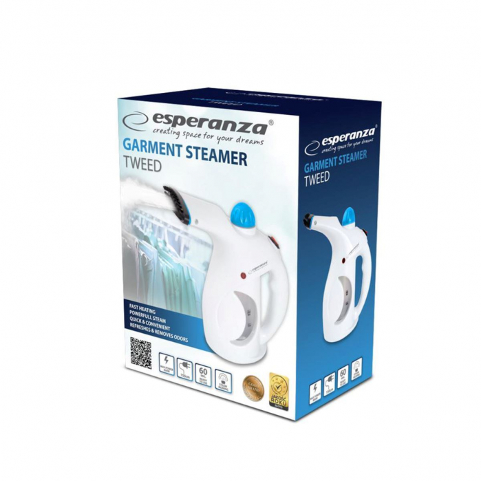 Steamer Aburi, Esperanza, 800W, Alb [4]