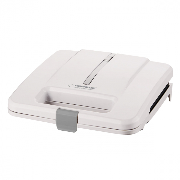 Sandwich-maker, Esperanza, 1000W, Alb [2]