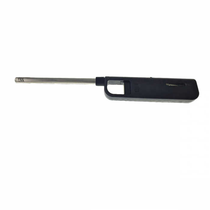 Aprinzator cu gaz, cu buton reglare flacara si sistem de blocare, 268x35x16mm, negru [2]