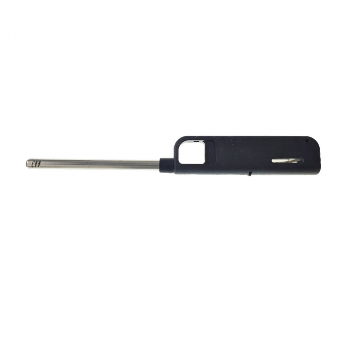 Aprinzator cu gaz, cu buton reglare flacara si sistem de blocare, 268x35x16mm, negru [4]