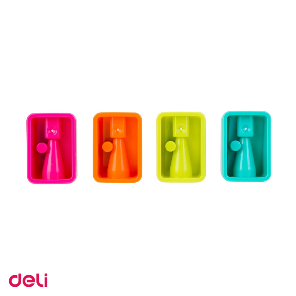 Ascutitoare Deli, din plastic, simpla fancy, 27x20 mm [5]