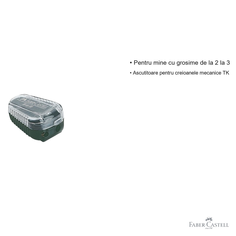 Ascutitoare Faber-Castell pentru mine de creion mecanic TK, compatibila cu grosimi de 2-3.15 mm [4]