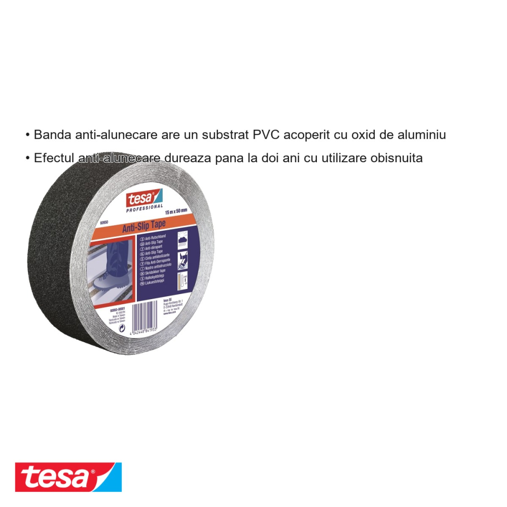BANDA ADEZIVA ANTIALUNECARE NEAGRA 15M 50MM TESA [3]