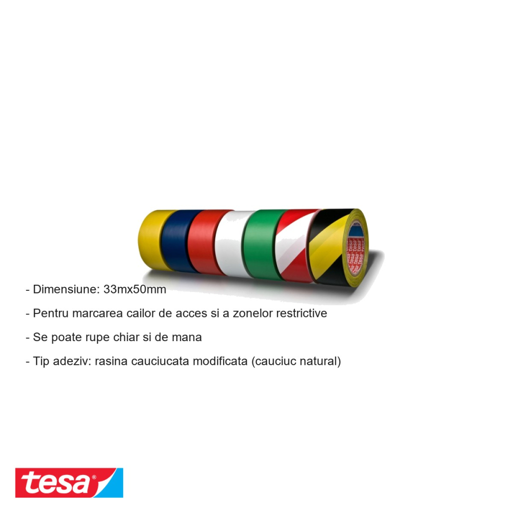 BANDA ADEZIVA MARCARE ALBA 33M 50MM TESA [2]