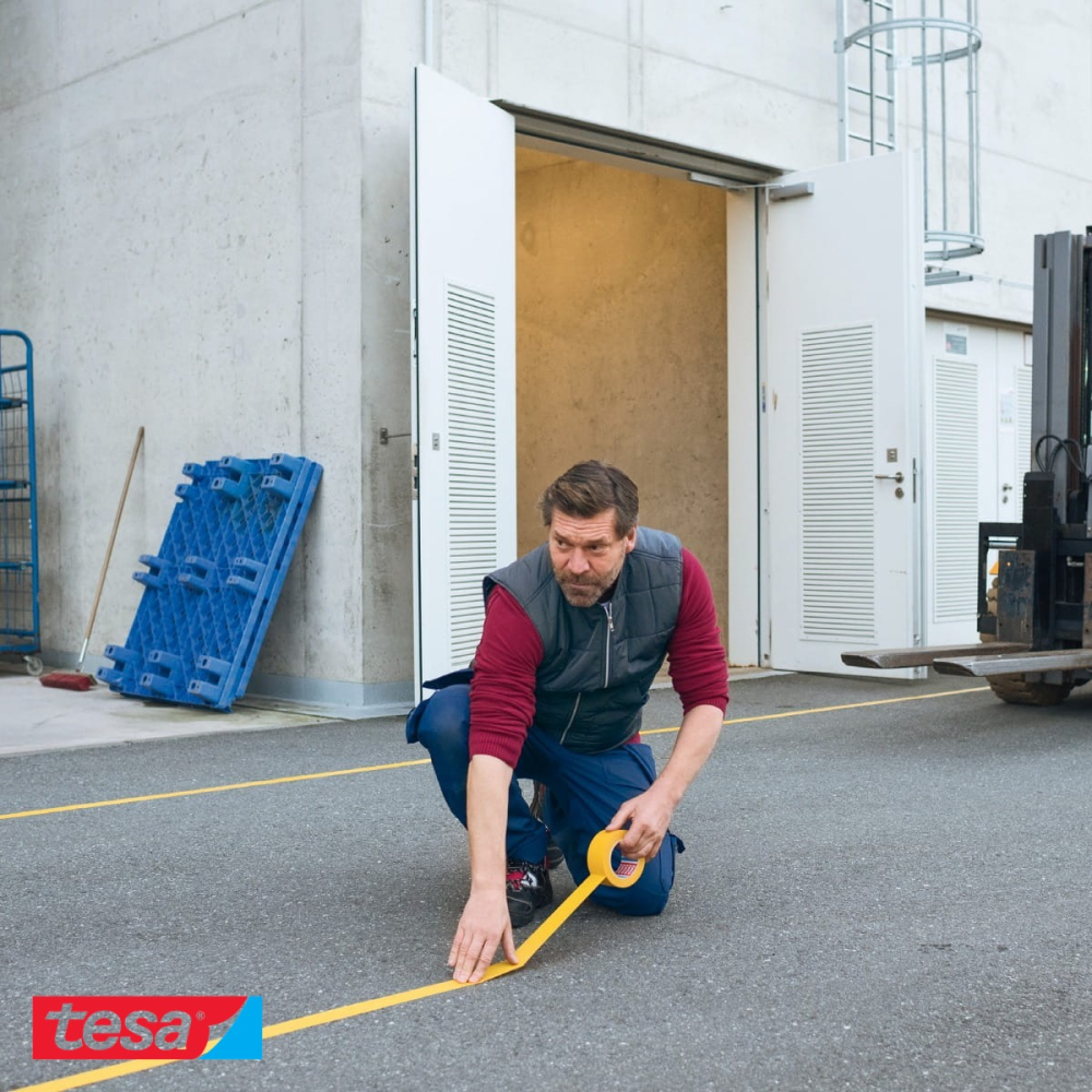 BANDA ADEZIVA MARCARE GALBENA 33M 50MM TESA [4]