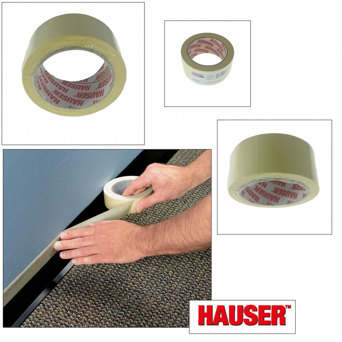 Banda adeziva de mascare, latime 48mm x 40m lungime, Hauser 94953, alba [5]