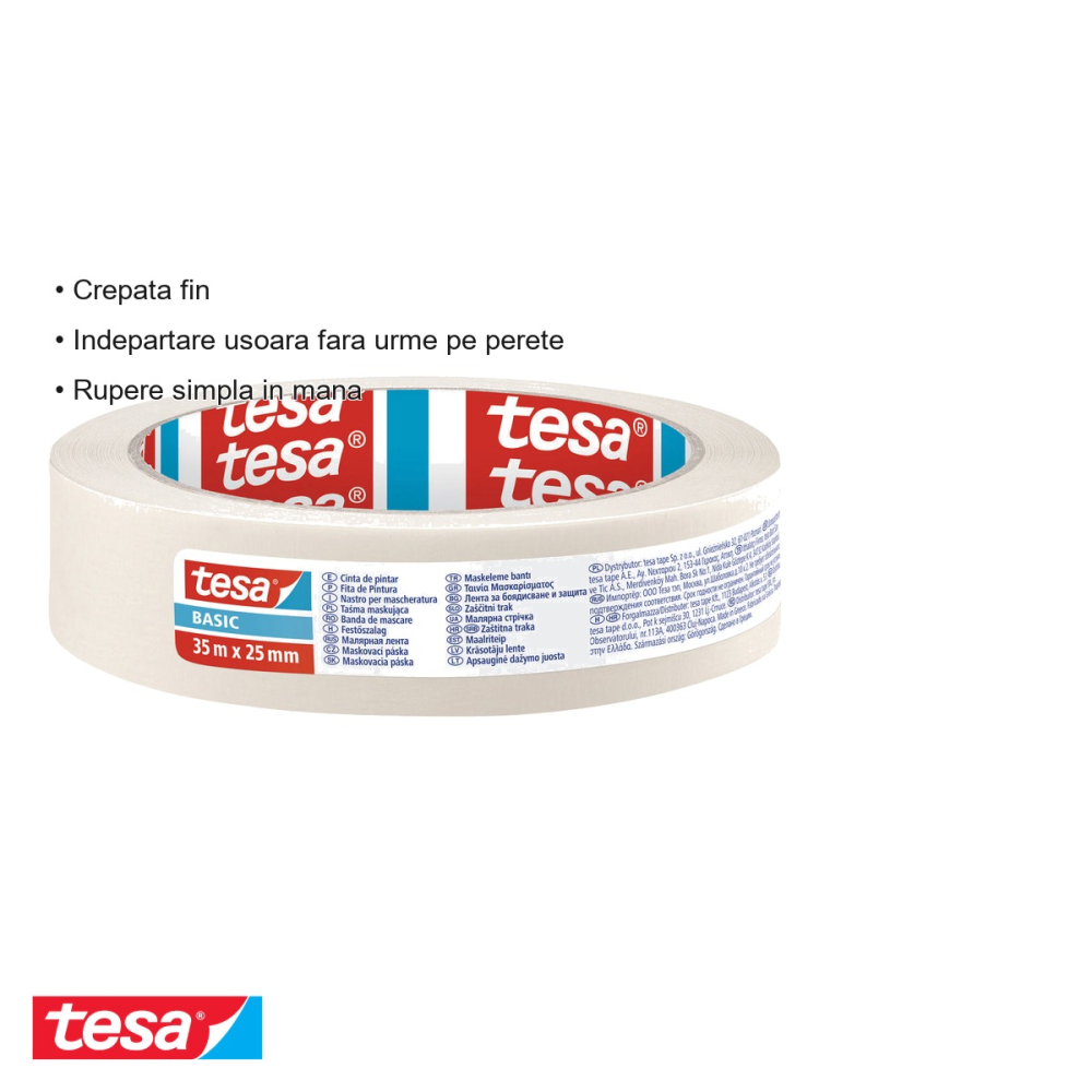 BANDA ADEZIVA MASCARE HARTIE 35M*25MM TESA [3]