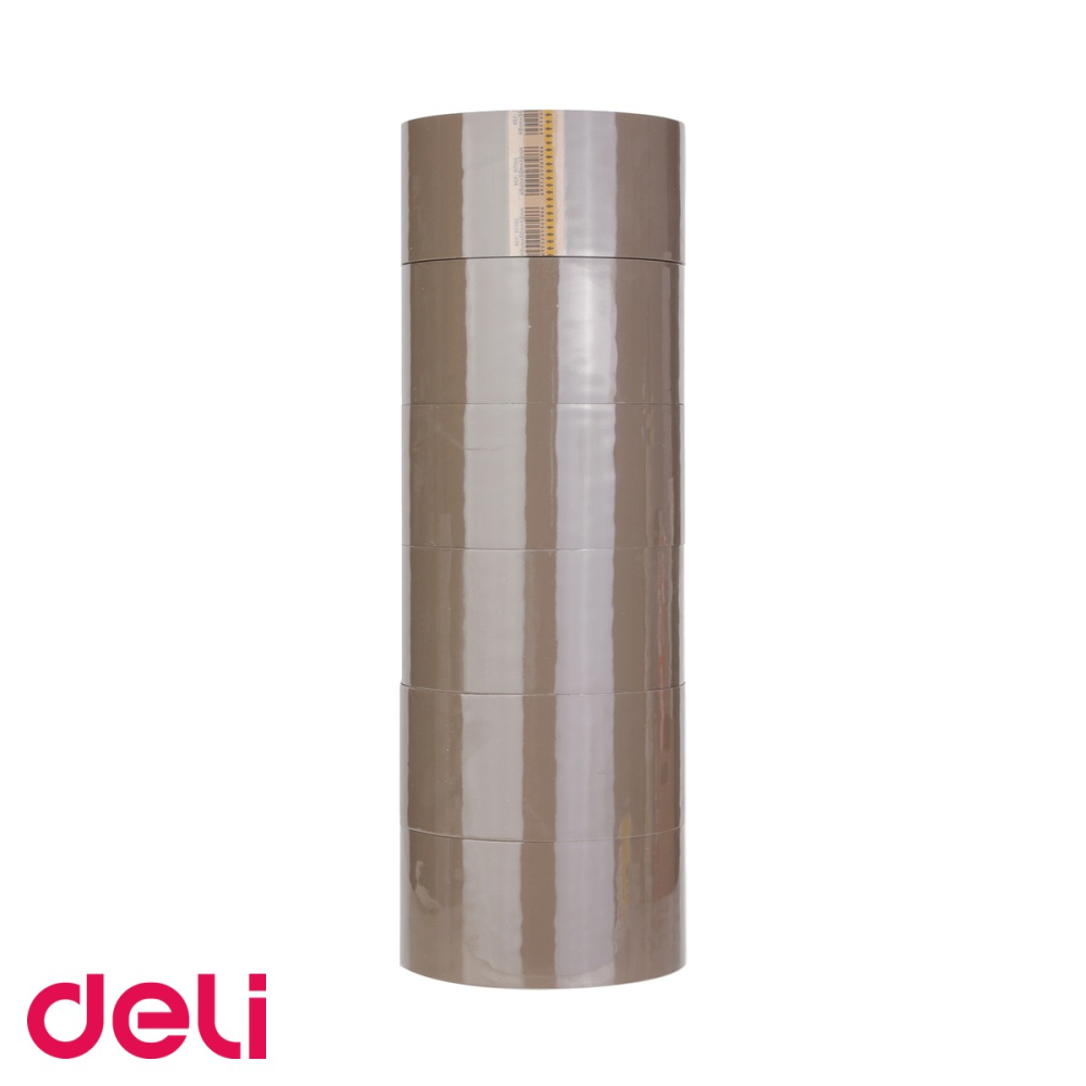 Banda adeziva maro Deli, 48 mm x 50 m, pentru lipit, sigilat si ambalat colete [4]