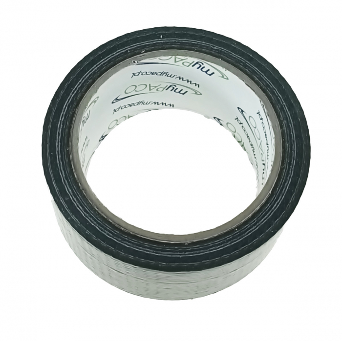Banda adeziva pentru reparatii din cauciuc armat, myPaco 2871, 48mm latime, 25m lungime, neagra [2]