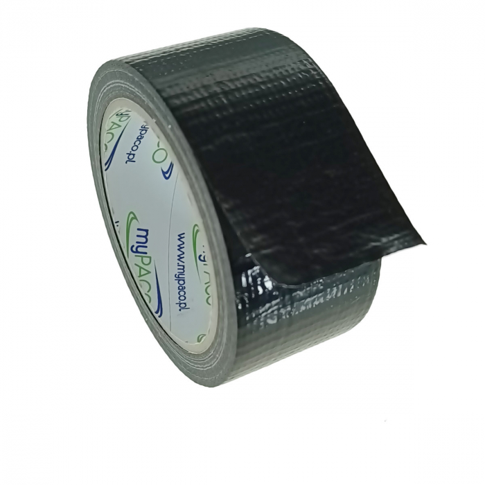 Banda adeziva pentru reparatii din cauciuc armat, myPaco 2871, 48mm latime, 25m lungime, neagra [3]