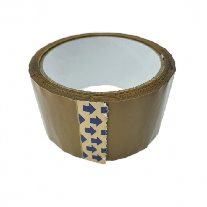 Banda adeziva tip scotch, 48 mm x 54 m, uz universal, maro mat [5]