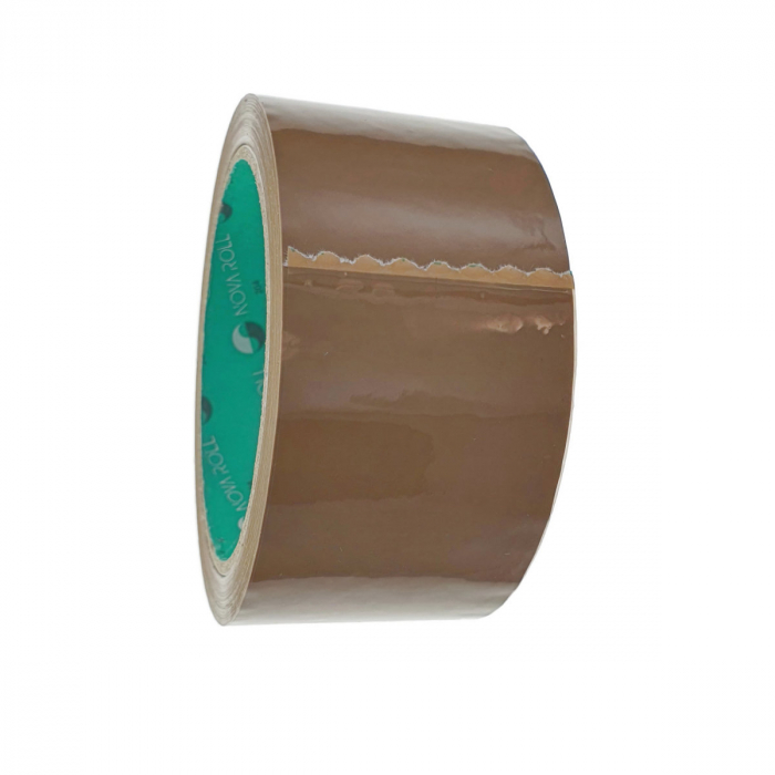 Banda adeziva tip scotch, 48 mm x 60 m, Nova Roll Solvent B43048, maro [3]