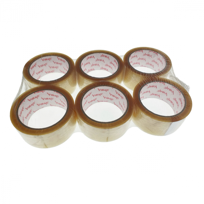Banda adeziva tip scotch, 48 mm x 60 m, Vibac Solvent, transparenta [4]