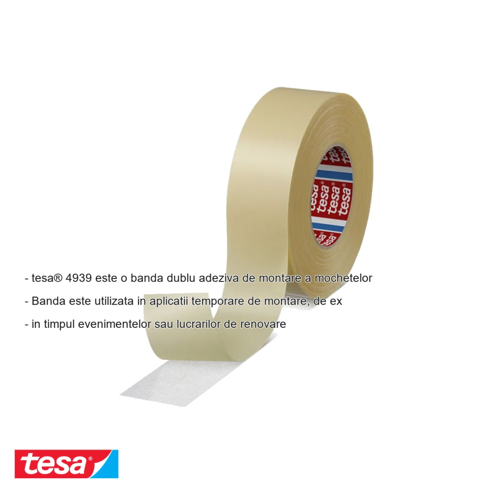 BANDA DUBLU ADEZIVA REPOZITIONABILA 10M*50MM TESA [2]
