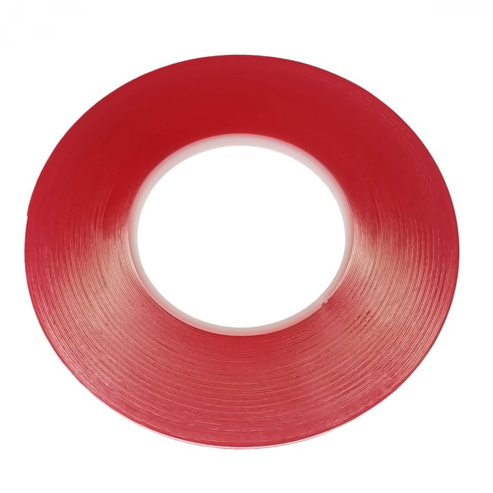 Banda dublu adeziva siliconata transparenta de 5mm x 25m [3]