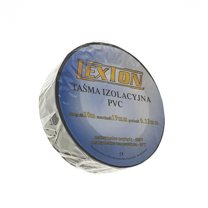 Banda izolatoare PVC 08-400B, 10m lungime,19mm latime,0,13mm grosime, neagra [3]