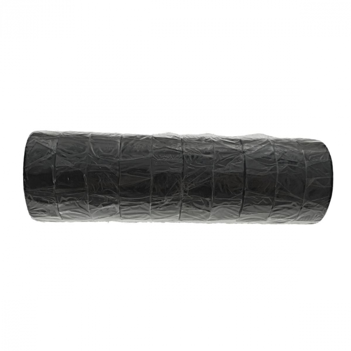 Banda izolatoare PVC 08-400B, 10m lungime,19mm latime,0,13mm grosime, neagra [4]