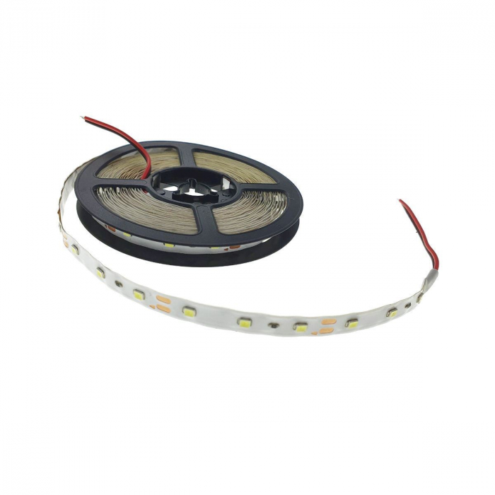 Banda led SMD 2835, 24W, 5m, 60 led/m, 4.8W/m, 6000K alb rece [2]