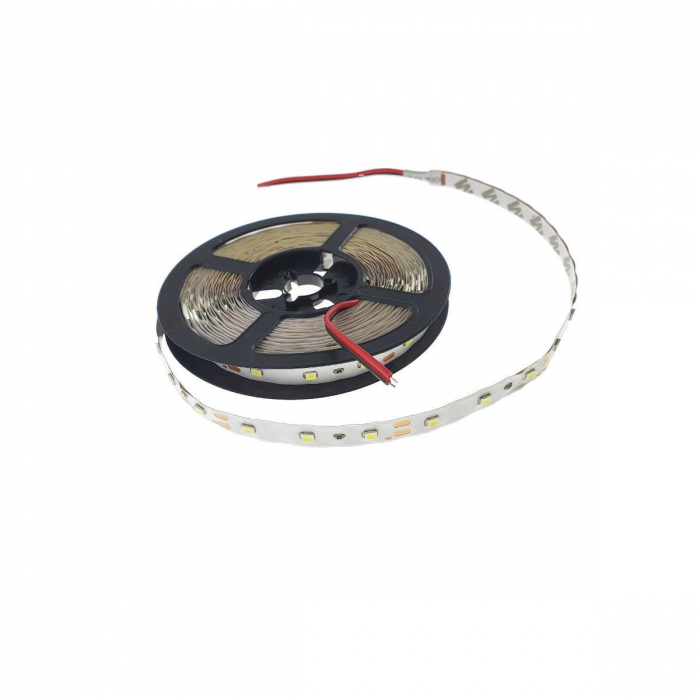 Banda led SMD 2835, 24W, 5m, 60 led/m, 4.8W/m, 6000K alb rece [4]