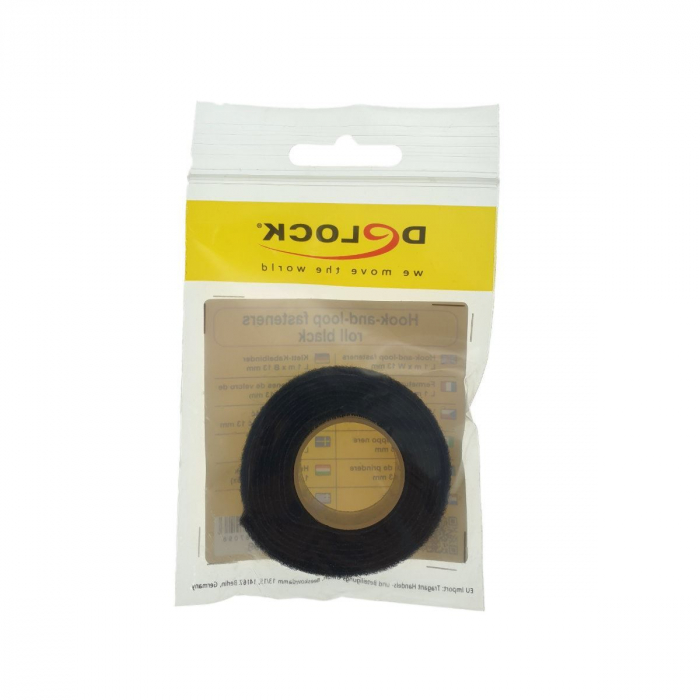 Banda scai Delock, pentru prindere cabluri, lungime 1m, latime 13mm, neagra [5]