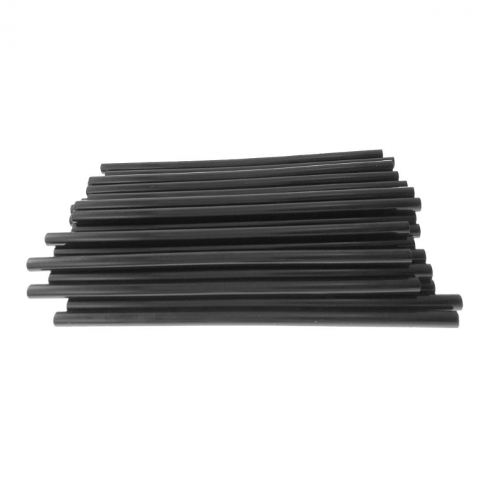 Bara neagra silicon 11mm diametru x 270mm lungime, 26g, baton rezerva pentru pistol de lipit [5]