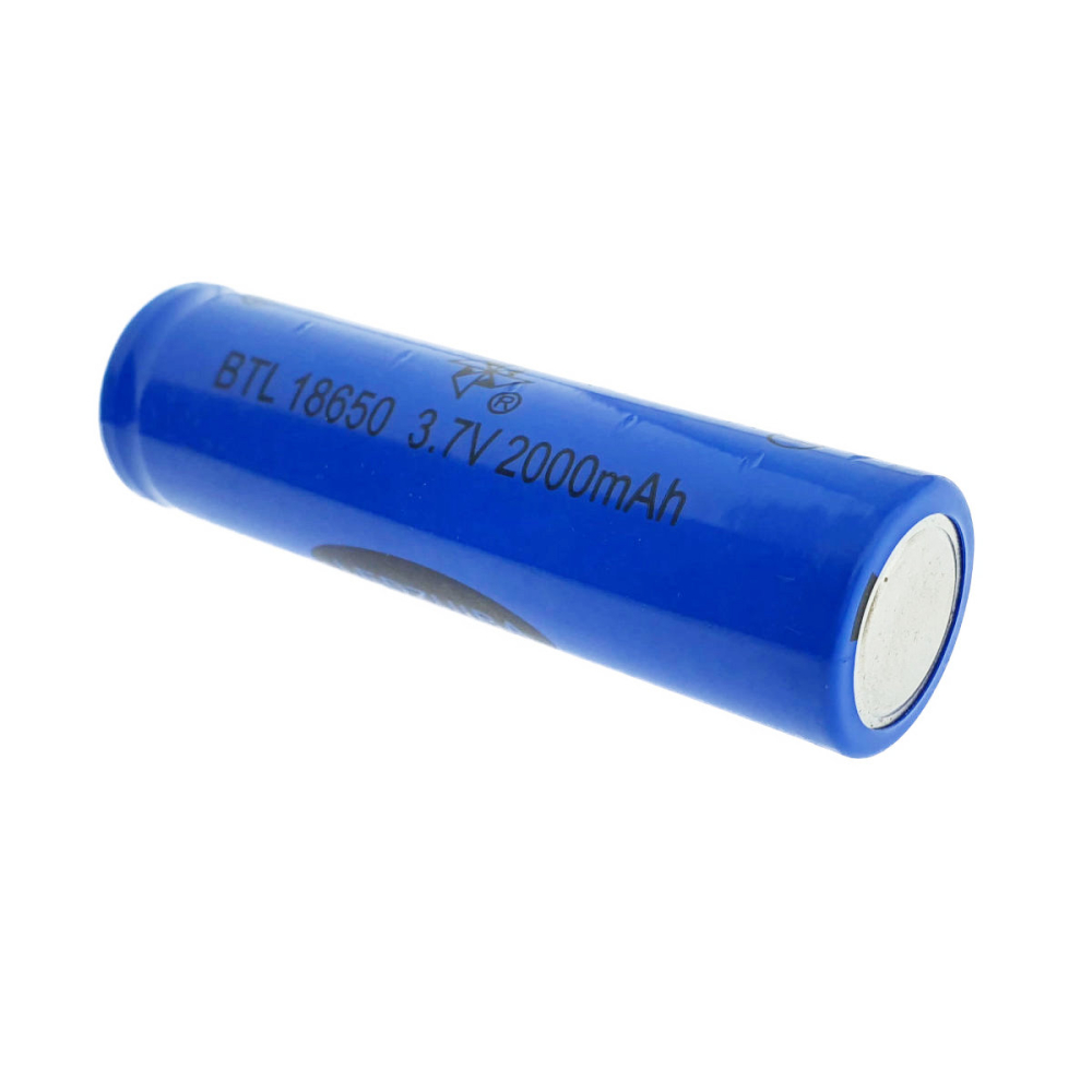 Baterie 18650, 2000mAh, 3.7V, Cap Plat (Flat Top), pentru Pachete de Baterii, Echipamente DIY si Aplicatii cu Curent Mediu [1]