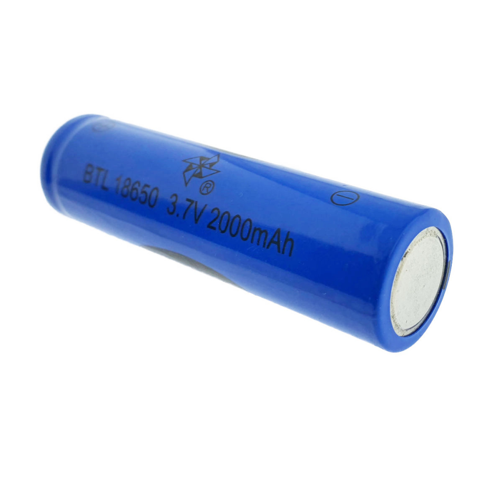 Baterie 18650, 2000mAh, 3.7V, Cu Buton, pentru Lanterne, Vape-uri si Dispozitive Portabile cu un Singur Element [3]